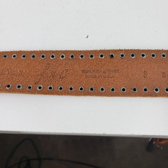 Forest and Culver Leather Belt Small - Picture 5 of 6